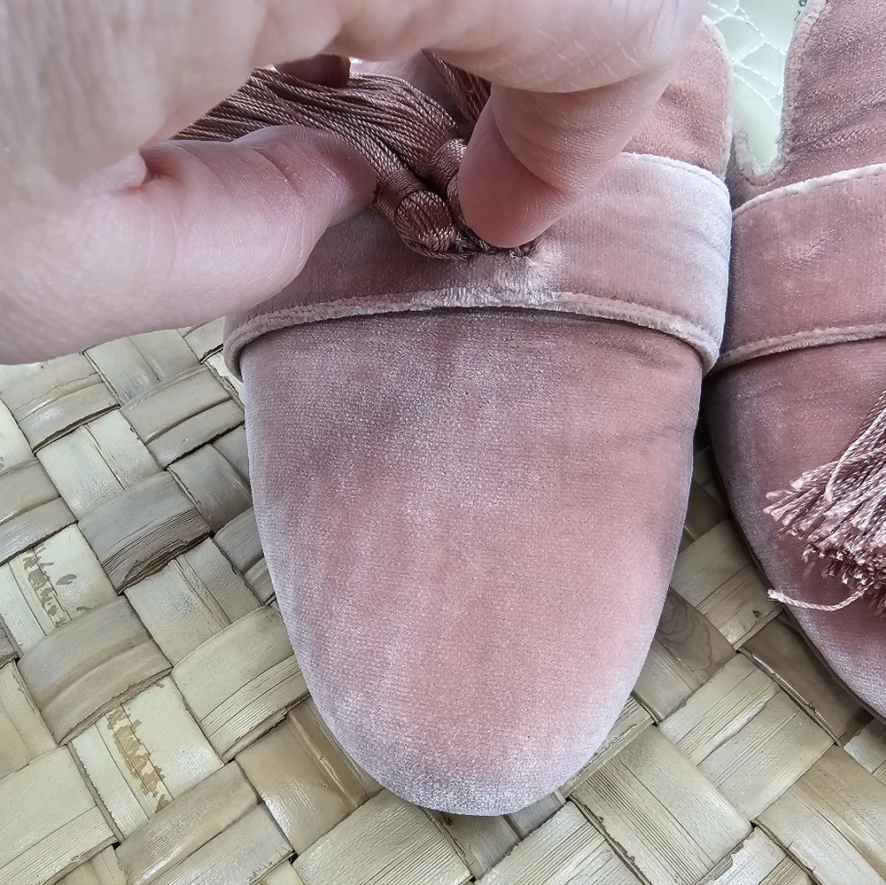 Birdies Pink Tassel Loafers Size 6.5